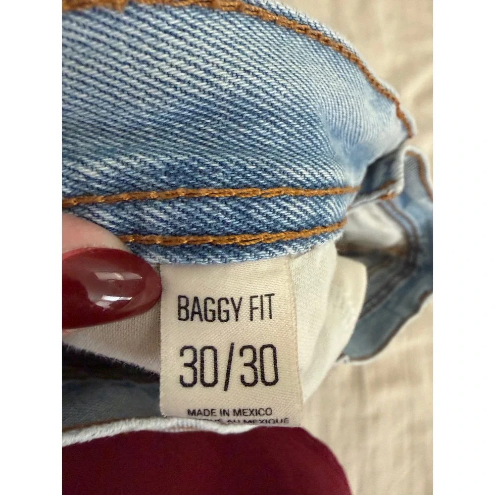 BDG Urban Outfitters Baggy Jeans 30x30 Distressed Wide Leg Y2K Skater